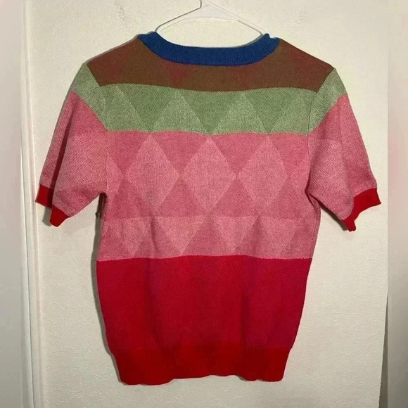 ModCloth Pepaloves Kimmy Gibbler Fuller House Pom Pom Sweater Size Medium - Picture 8 of 10